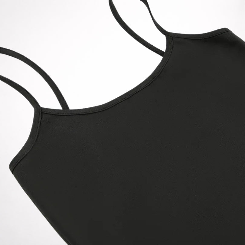 Top Cropped Alças Finas Minimal