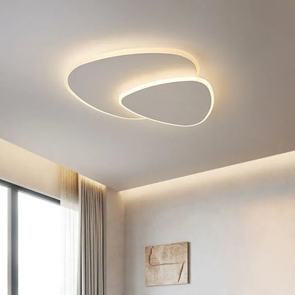 Vnitřní LED Stropní Svítidlo | Moderní Bílá Geometrický Design