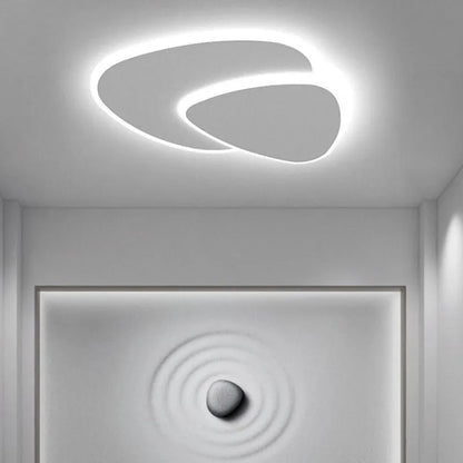 Vnitřní LED Stropní Svítidlo | Moderní Bílá Geometrický Design