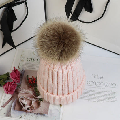 LORETTE | Classic Knit Beanie with Pom