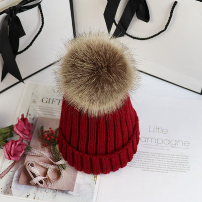 LORETTE | Classic Knit Beanie with Pom