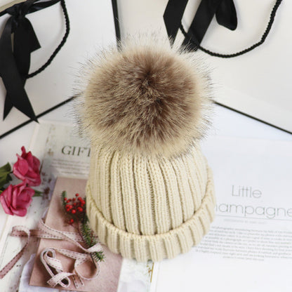 LORETTE | Classic Knit Beanie with Pom