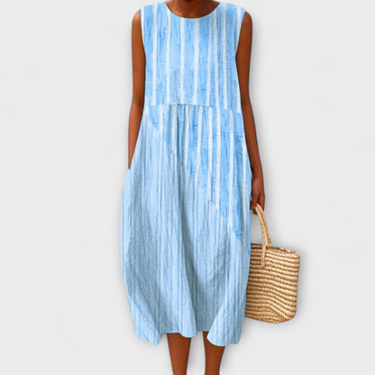 Isabela - Vestido maxi artístico