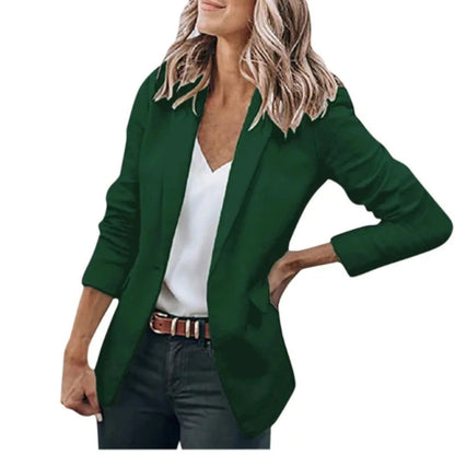 Ava – Blazer élégant sur mesure à manches longues et fermeture à un seul bouton