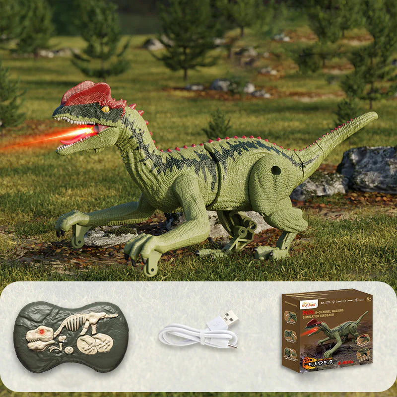 Dinosaurier mit Nebelspray-Funktion – Fernbedienung inklusive