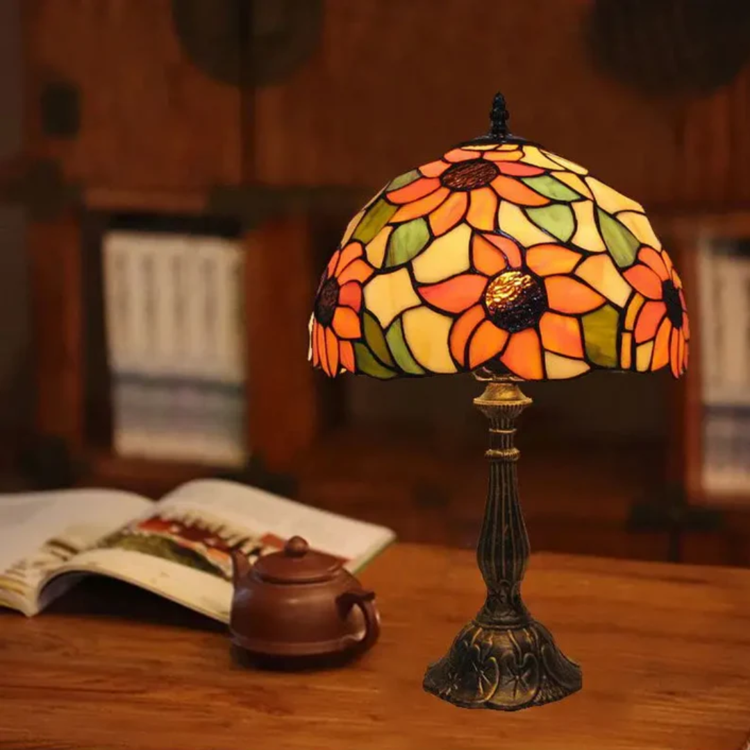 Lunavia Tiffany | Draadloze LED Tafellamp met Kleurverandering