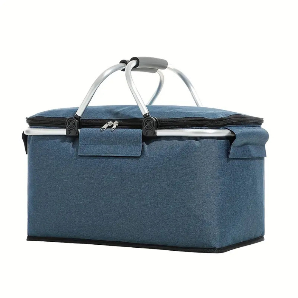 Picknickmand Opvouwbaar | 18L Lekvrij & Waterdicht | Geïsoleerd | Oxford Stof