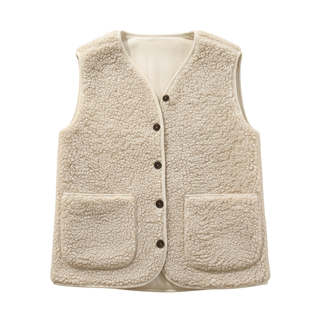Ella | Women Spring casual Warm Sherpa Vest