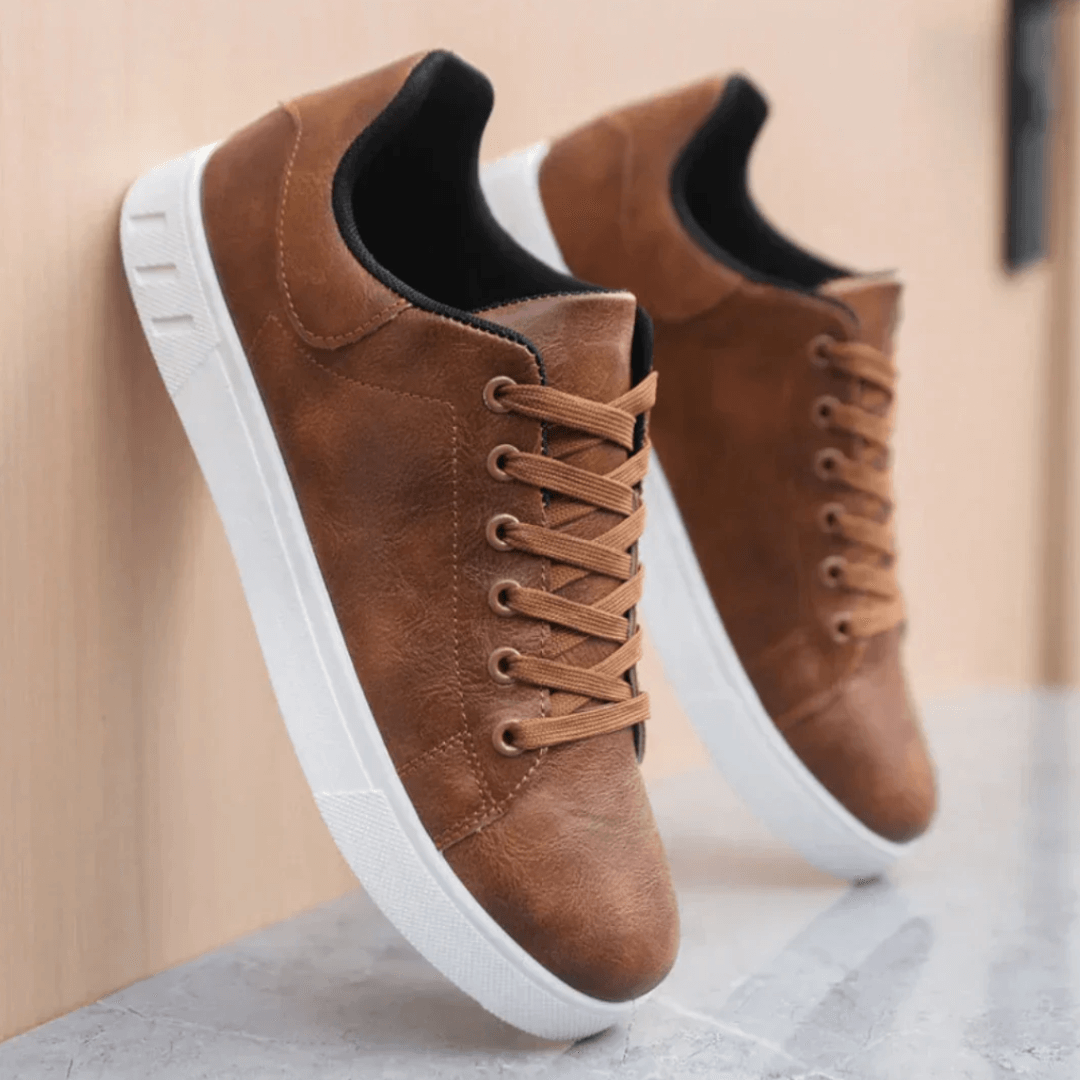 Ludion | Leder-Sneaker mit klassischem Schnürdesign