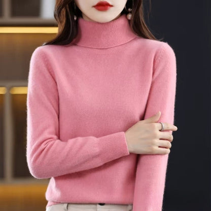 Kiara - Long sleeve sweater with turtleneck