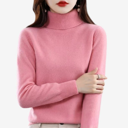 Kiara - Long sleeve sweater with turtleneck