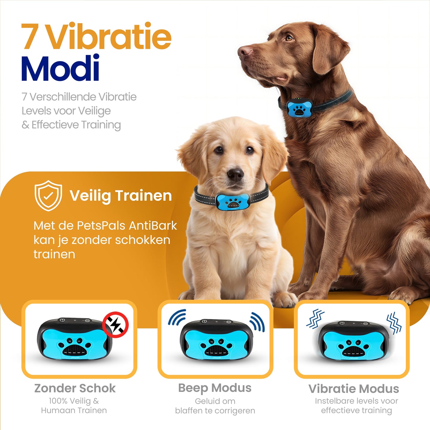PetsPals AntiBark™ - Anti BlafBand voor Honden