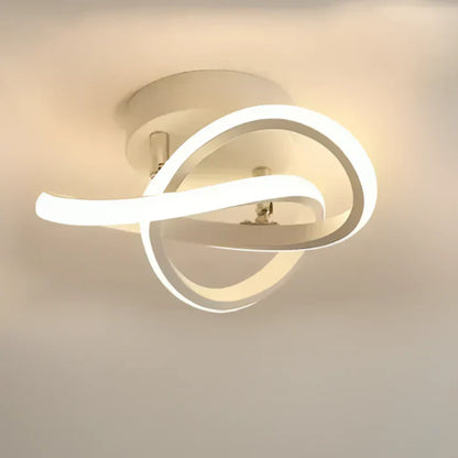 Moderne LED-Plafondlamp met Dubbelring-Design – Twilight Rings