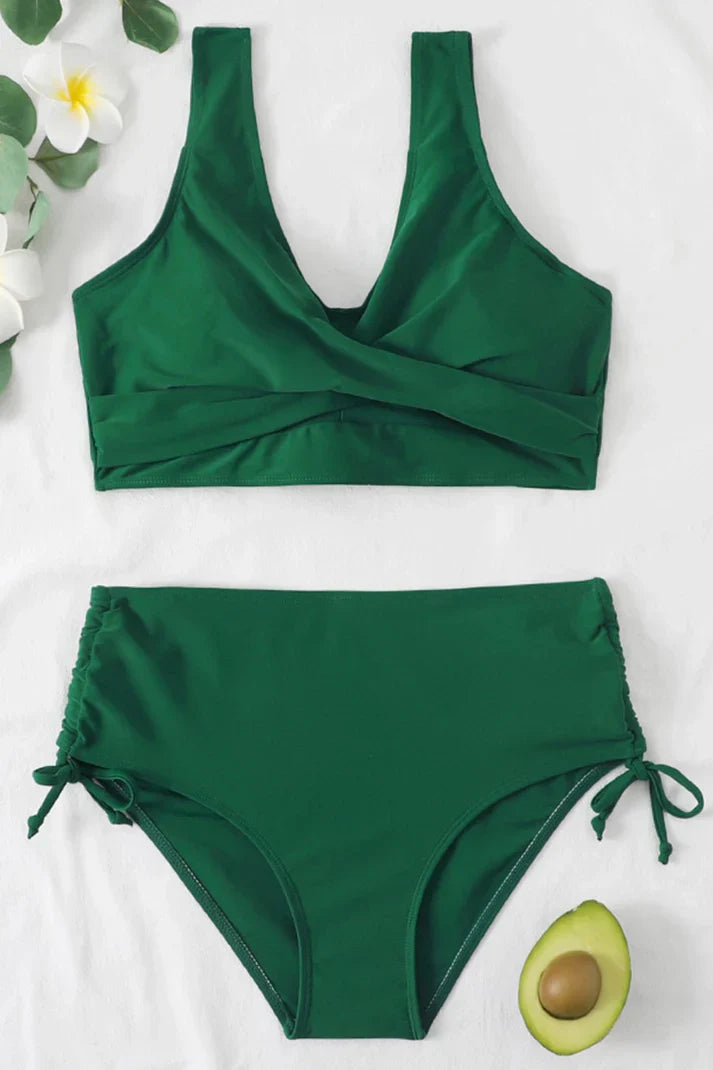 Sofia - Comfortabele en Tweedelige Push Up Bikini - met Verstelbare Opties en Hoge Taille