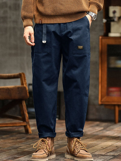 Kaj - Vintage-inspirerede casual utility-bukser
