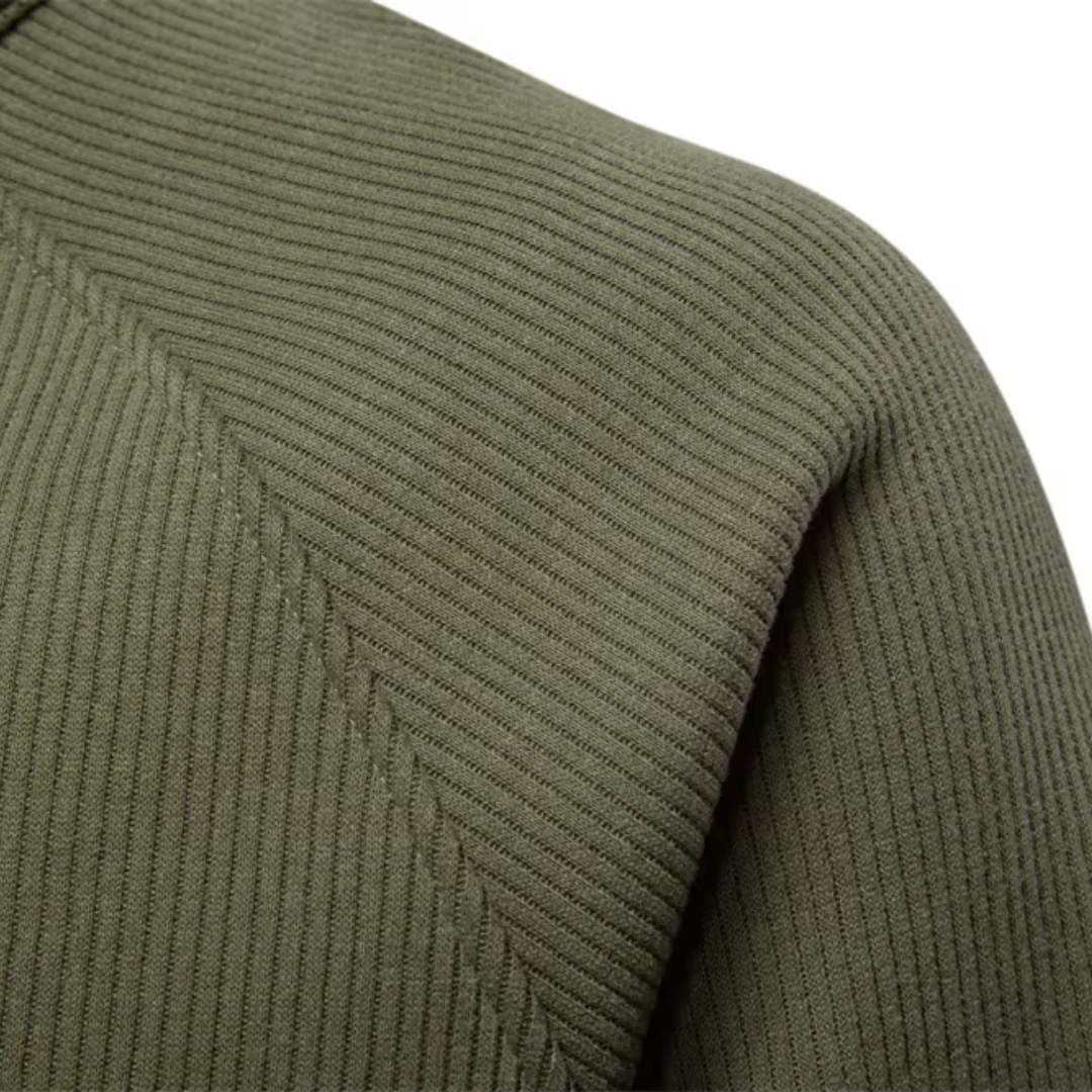 Matteo – Mens Cotton Blend Quarter Zip Jumper