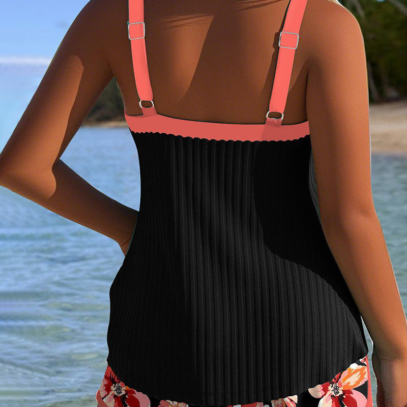 Nayi | Bedruckter Badeanzug mit Top und Shorts