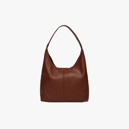 Vegane Leder-Hobo-Tasche mit Schulterriemen