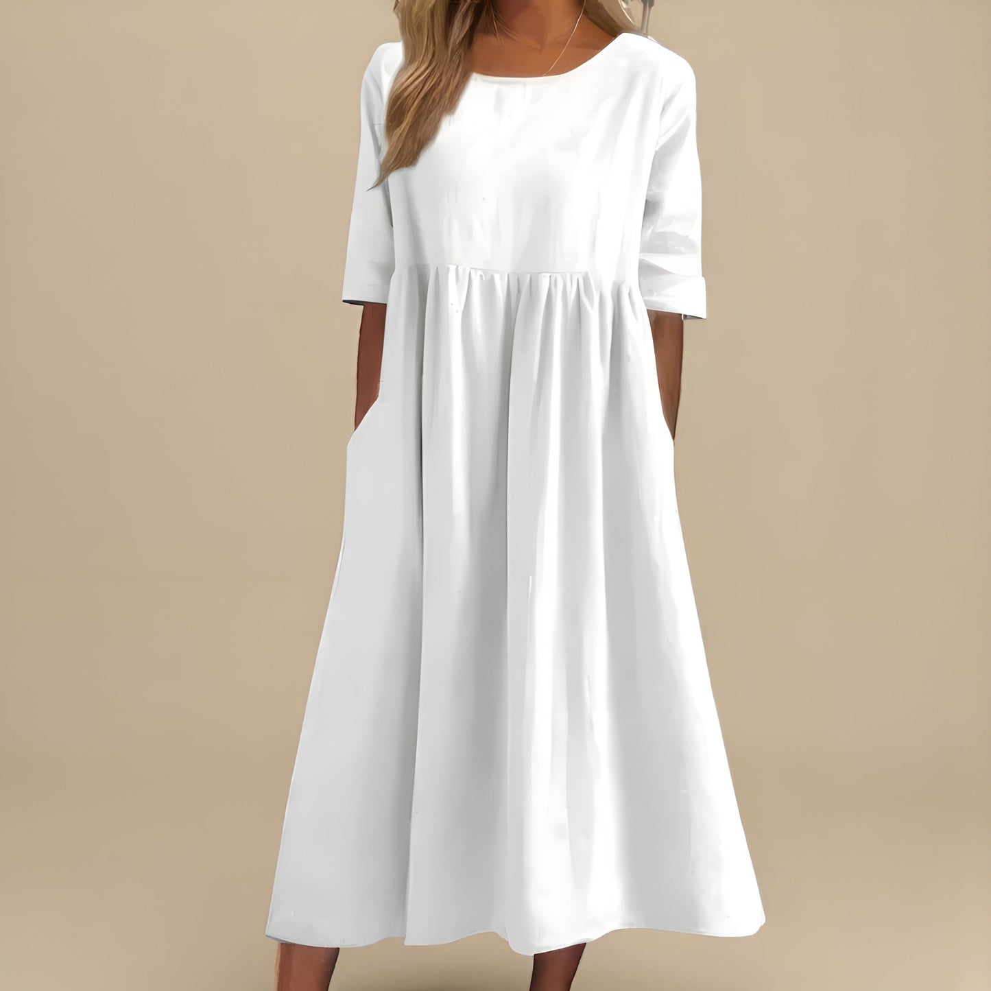 Ysoline | Flattering cotton dress