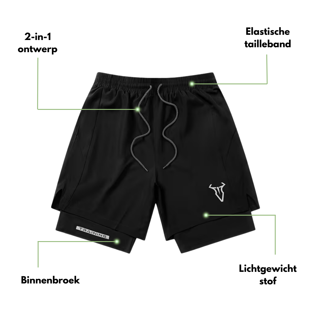 Heren Short – Korte Sportbroek - Telefoonzak