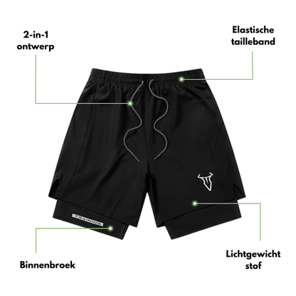 Heren Short – Korte Sportbroek - Telefoonzak