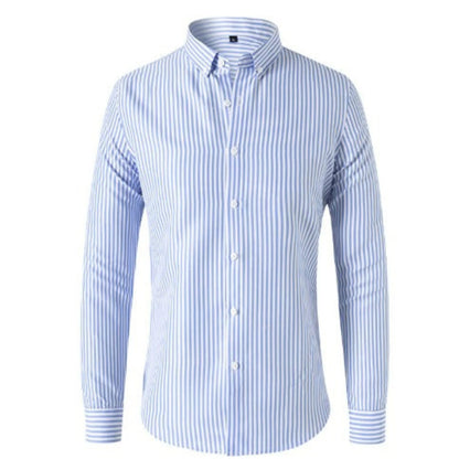 Elio - Men Modern Striped Shirt