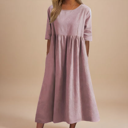 Ysoline | Flattering cotton dress