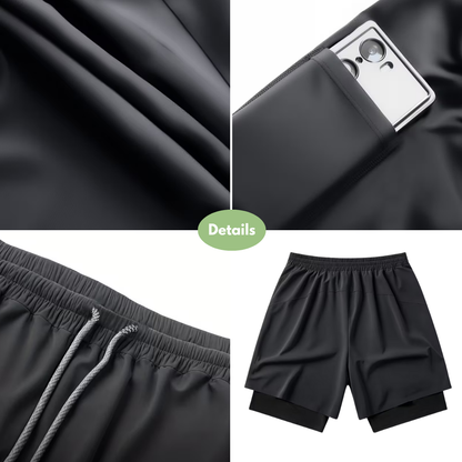 Heren Short – Korte Sportbroek - Telefoonzak