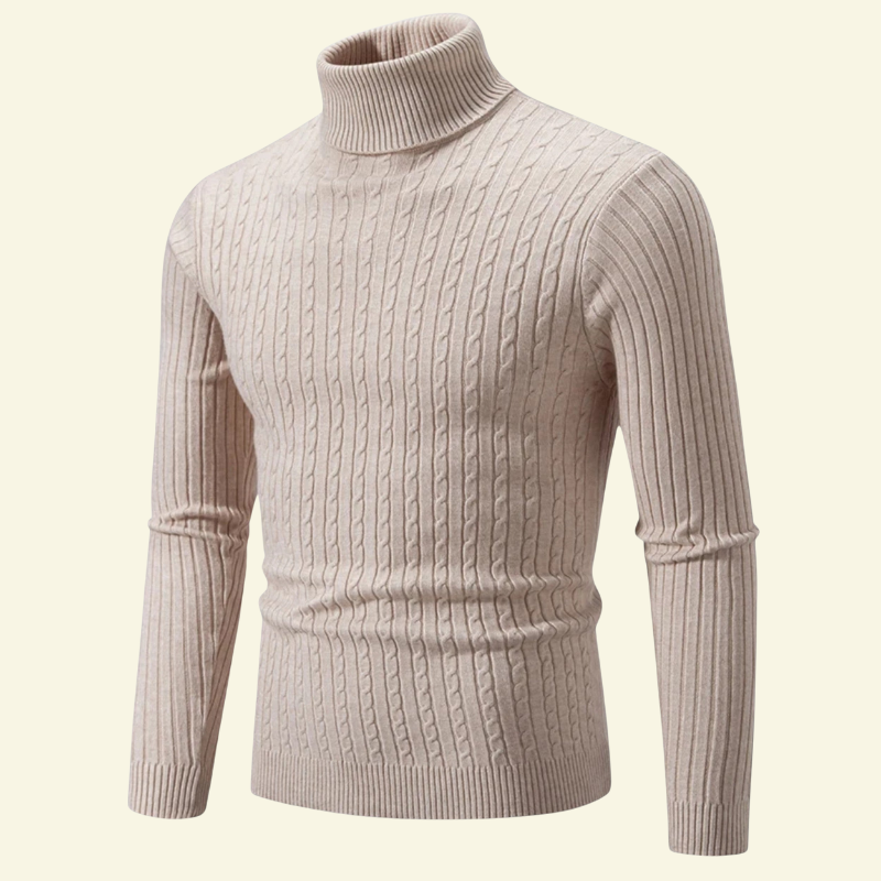 Sylvain – Grob Gestrickter Rollkragenpullover für Herren