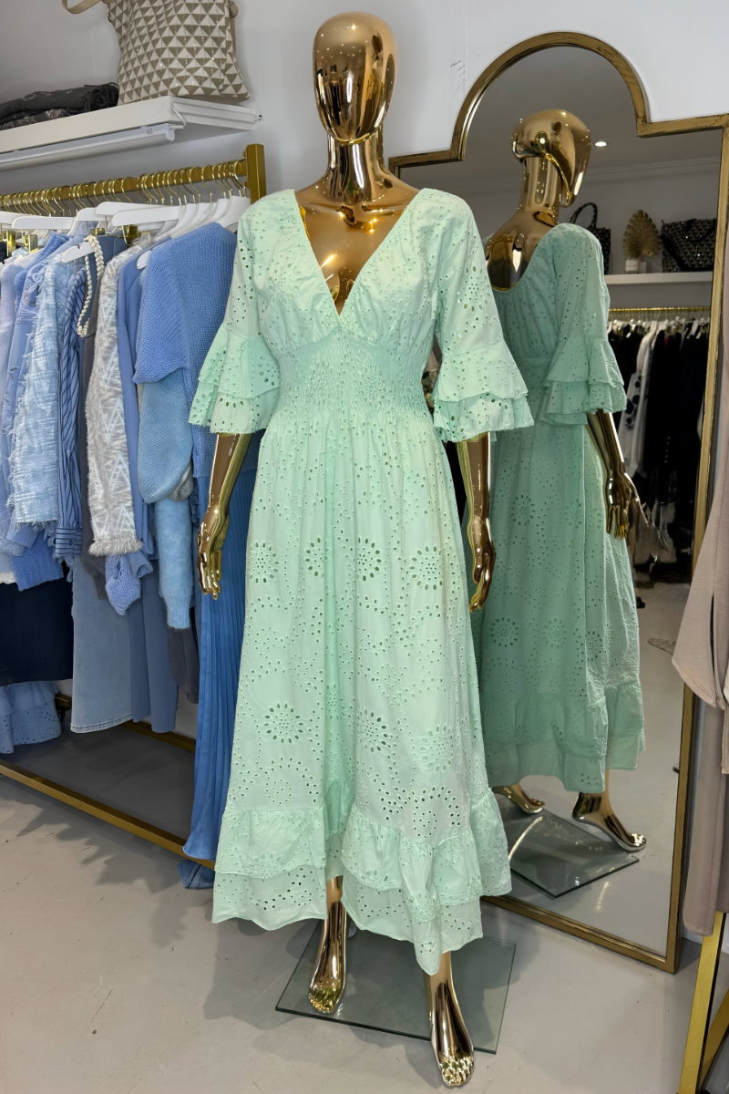 Kobiety Sukienka Maxi | Rękaw Trzy Czwarte