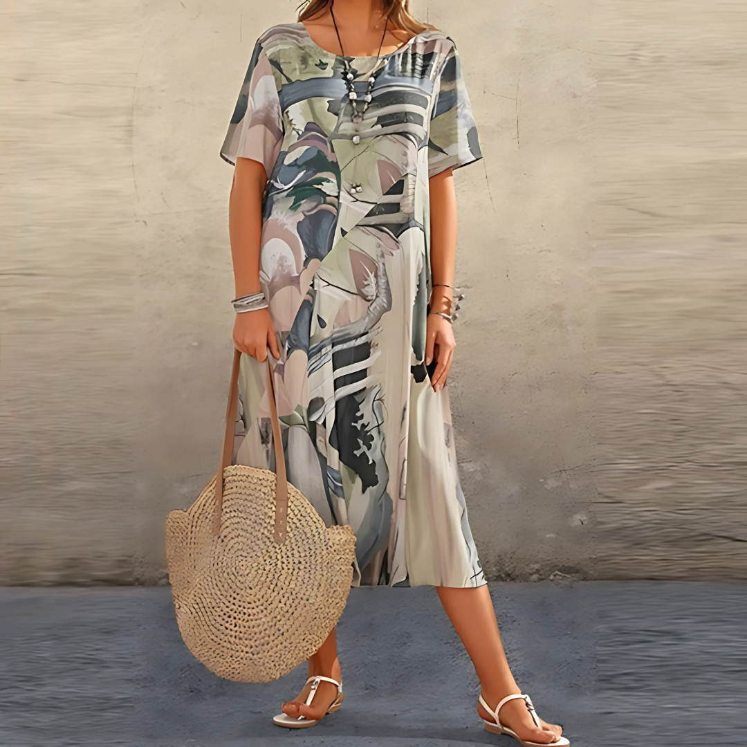 Elegant Floral Dress