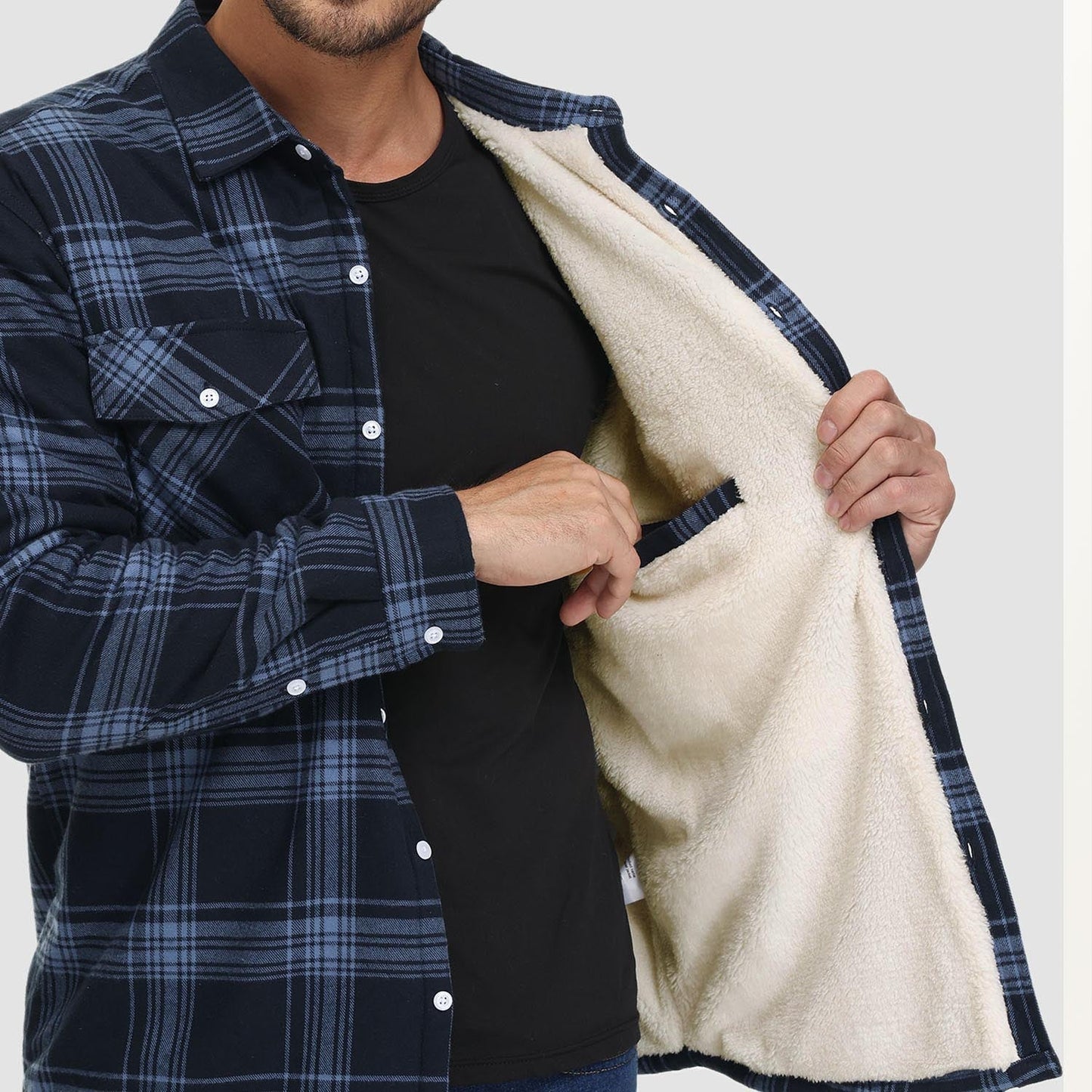 Comfortabel Fleece Overhemd - Ruben