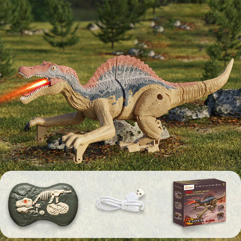 Dinosaurier mit Nebelspray-Funktion – Fernbedienung inklusive