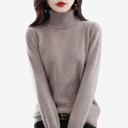 Kiara - Long sleeve sweater with turtleneck