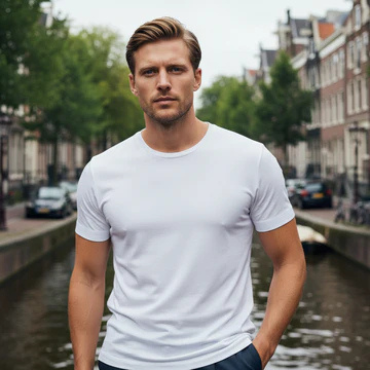 Wentworth Soft Touch Crew Neck Cotton T-Shirt