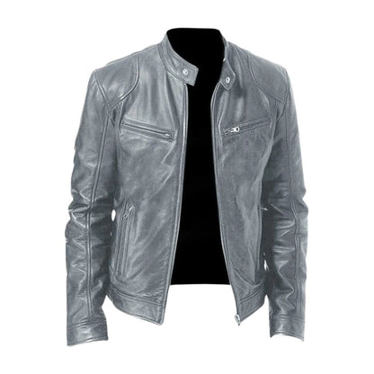 Duval Paris™ | VESTE COL MONTANT COUPE SLIM POUR HOMME