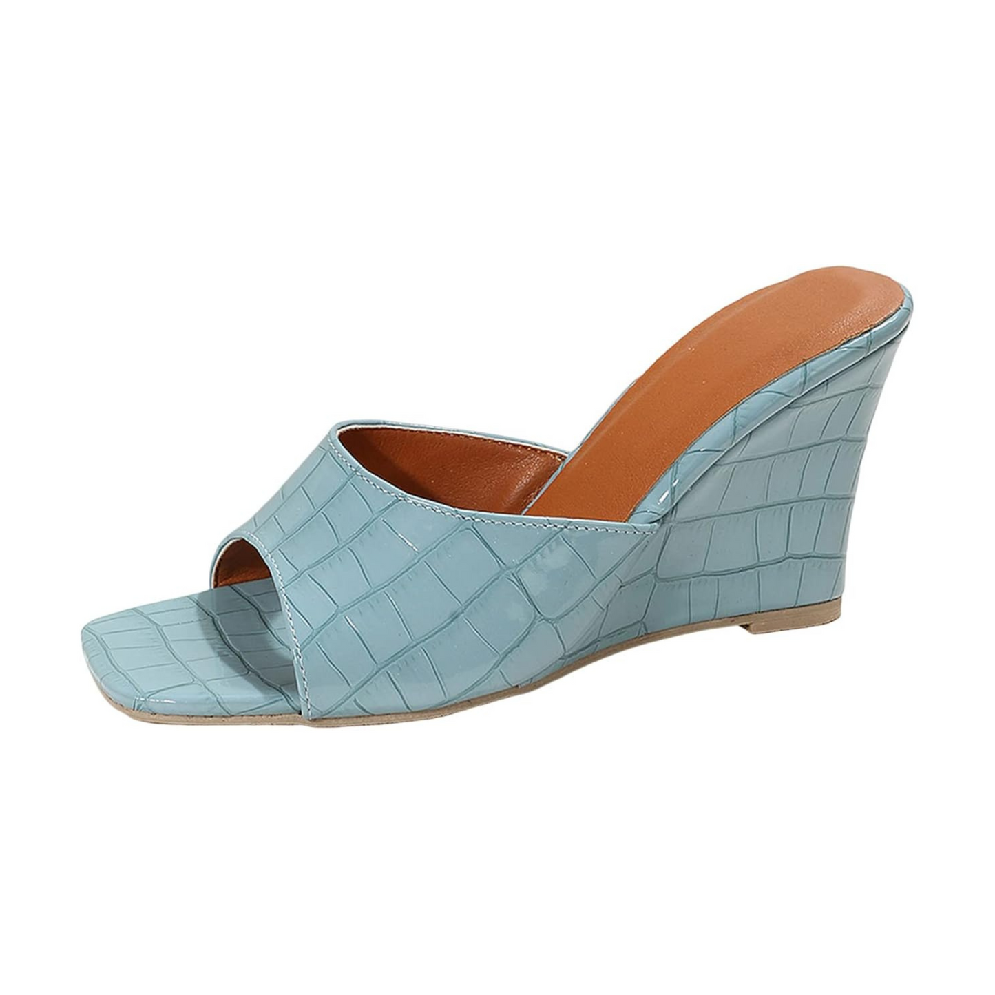 Women's Leather Wedge Cushioned Shoes