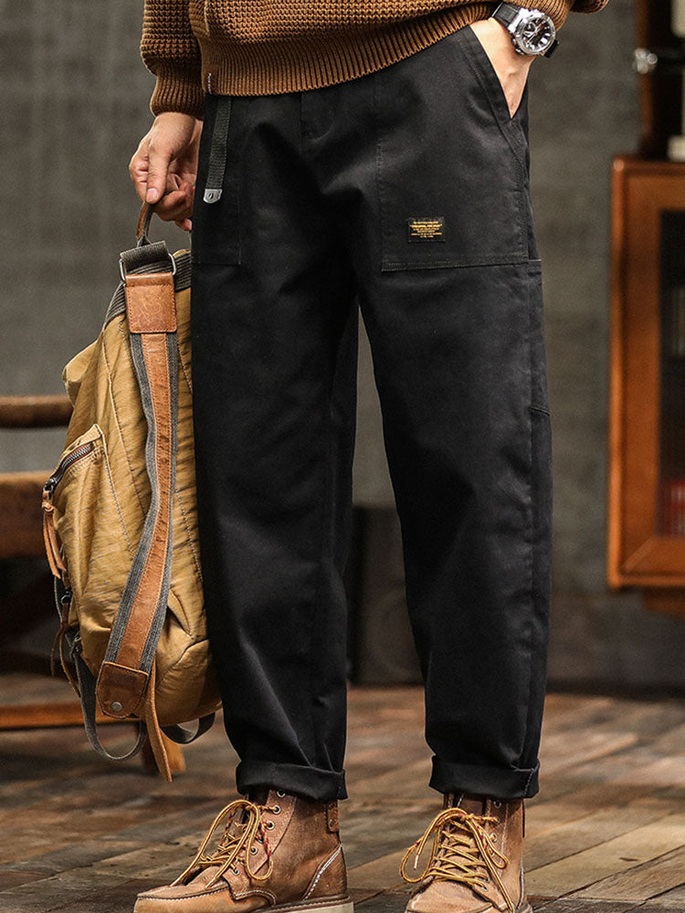 Kaj - Vintage-inspirerede casual utility-bukser