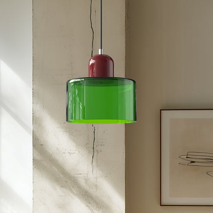 Bauhaus Kugelglas-Pendelleuchte | Zeitloses Design | Glas & Metall | E27 Fassung