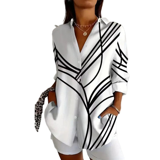 GlamMouris™ | Vintage casual bluse