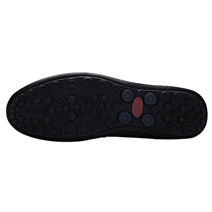 Men's Leather Slip-on Loafers Breathable Casual Walking Shoes