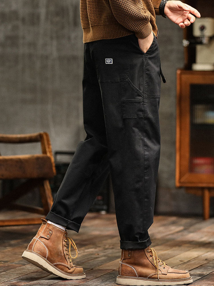 Kaj - Vintage-inspirerede casual utility-bukser