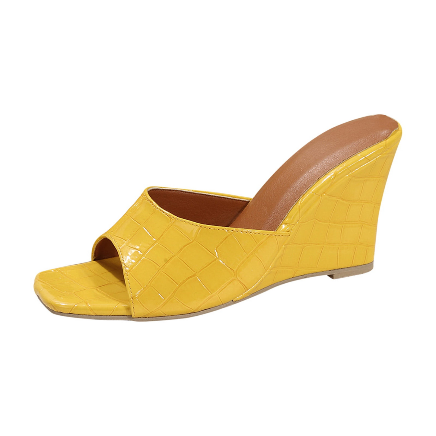 Women's Leather Wedge Cushioned Shoes