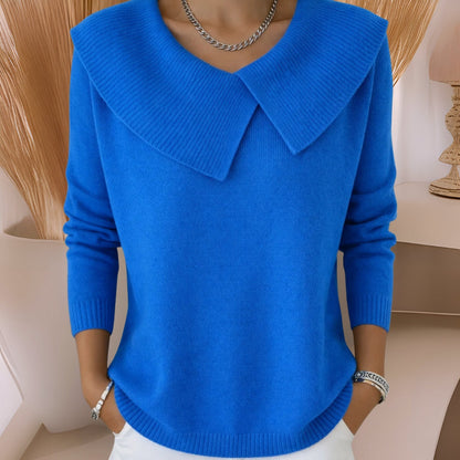 Jennifer Strickpullover mit weichem Kragen