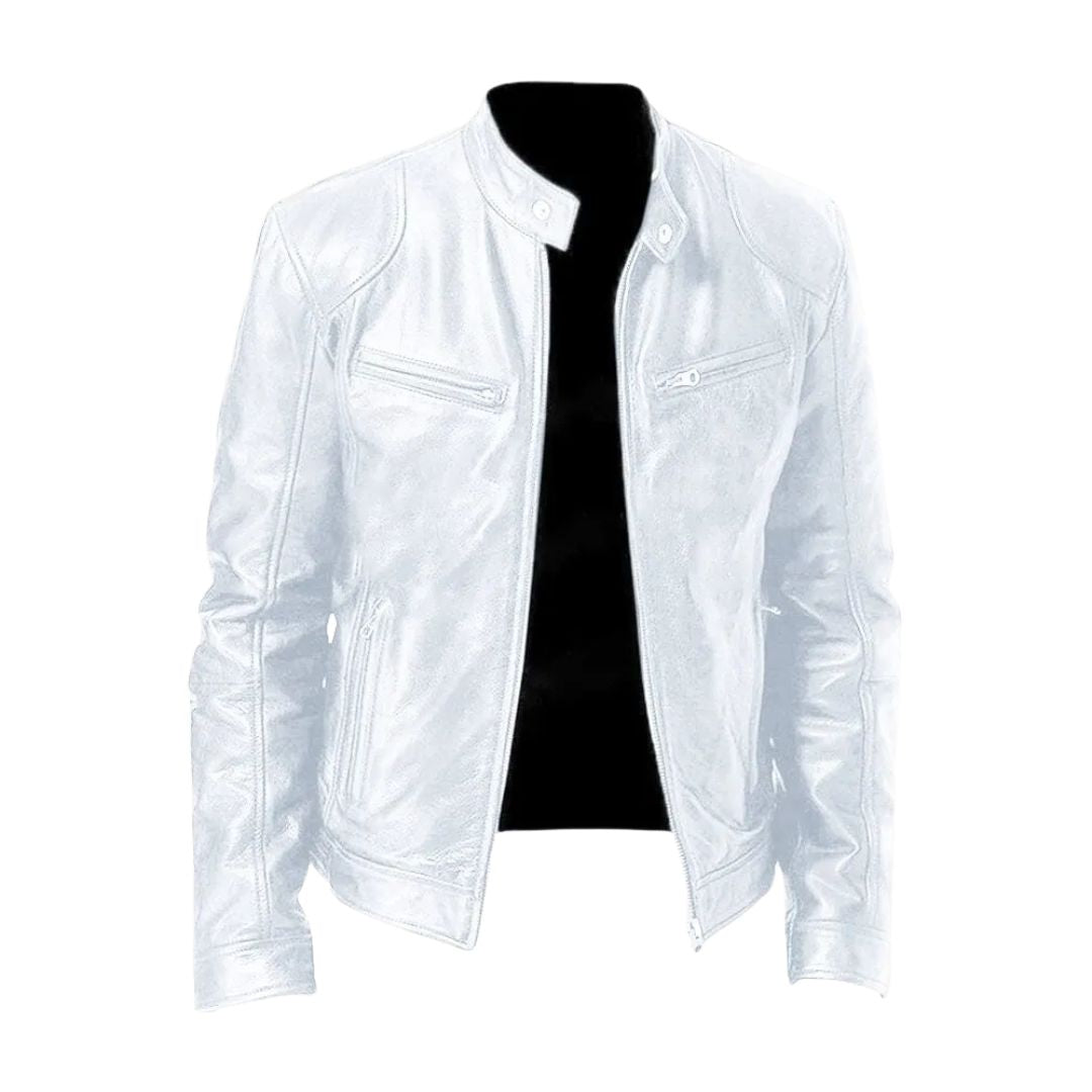Duval Paris™ | VESTE COL MONTANT COUPE SLIM POUR HOMME