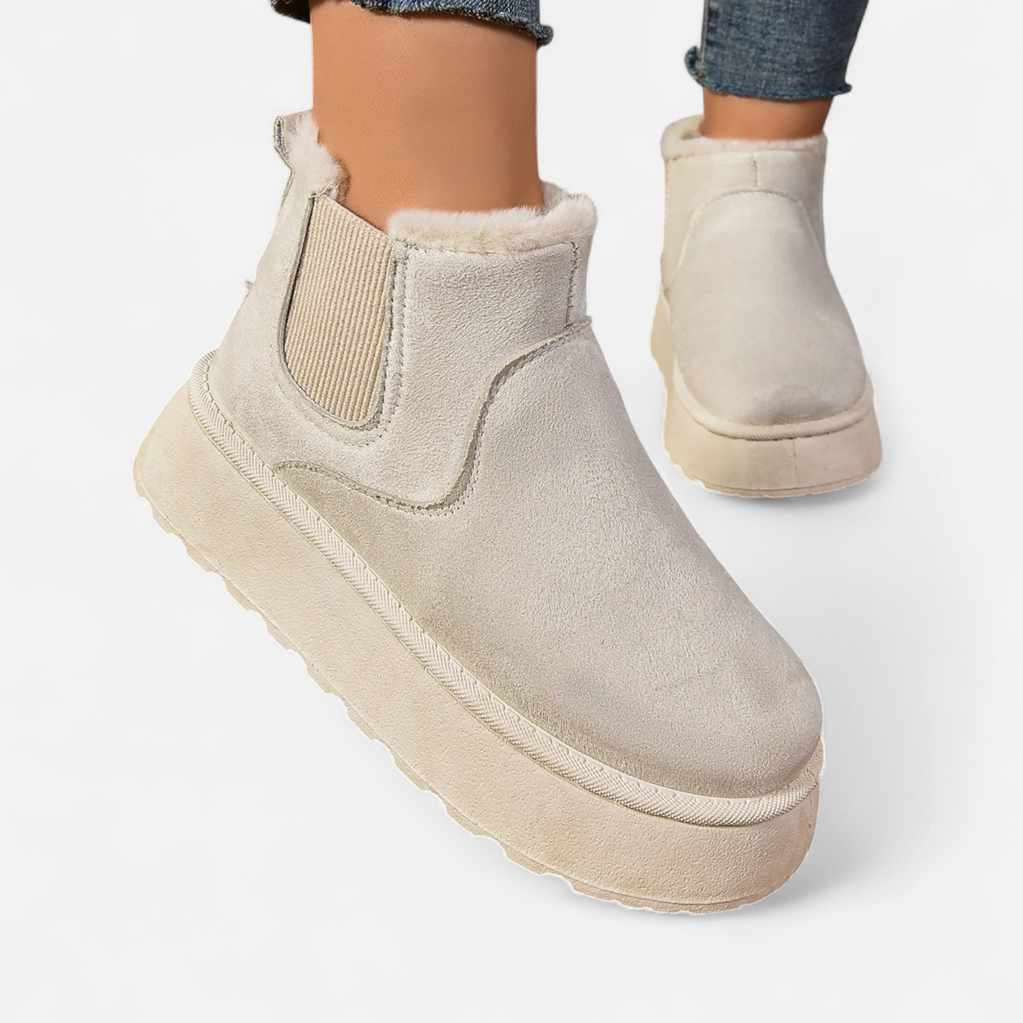 Platform Chelsea Ankle Boots for Women - Image 3