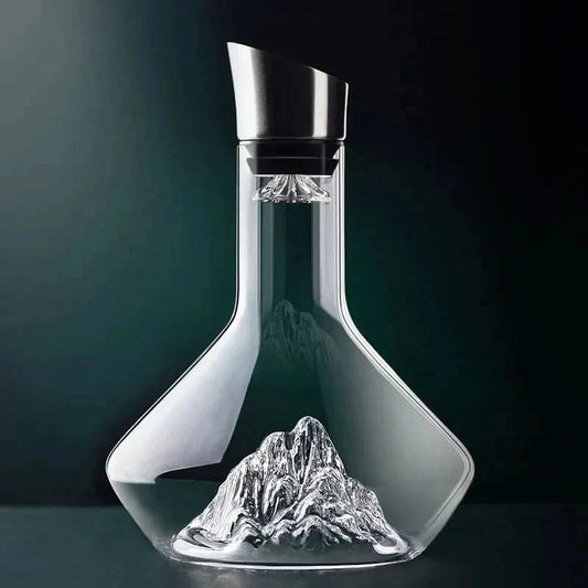 MEELANO 1500 ml Isbjergkrystal Vinkaraffel Blyfri Krystalkonstruktion Default