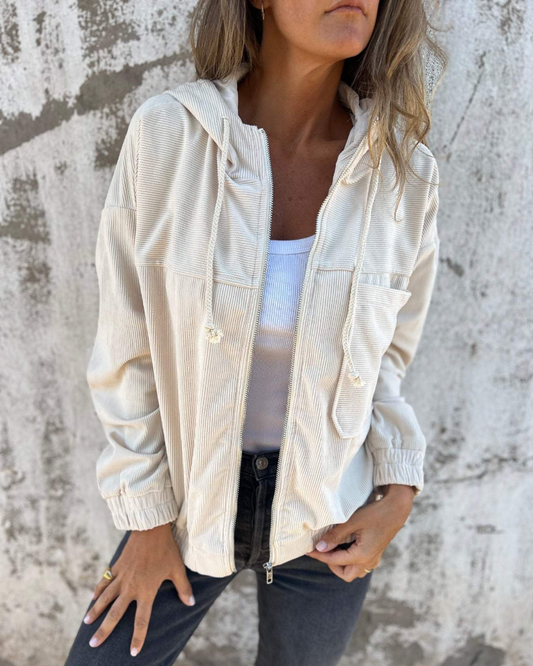 Ella™ | Cord-Kapuzenjacke