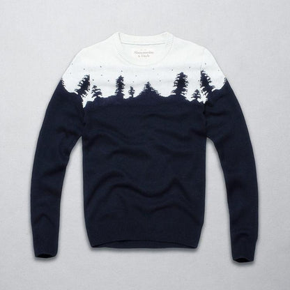Men's autumn and winter base sweater top