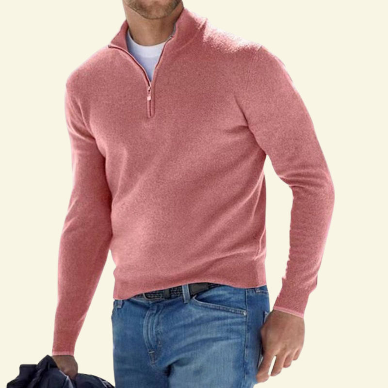 Marceau – Herrenpullover aus Wollmischung mit Klassischem Schnitt
